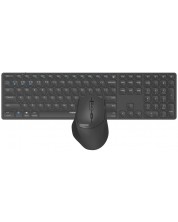 Set tastatură și mouse Rapoo - 9800M, fără fir, negru -1