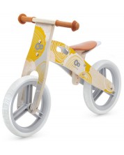 Bicicletă de echilibru KinderKraft - Runner, galbenă  -1