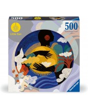 Puzzle rotund Ravensburger din 500 de piese - Feeling  -1