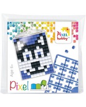 Set de pixeli creativ  Pixelhobby - Breloc , Husky -1