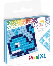 Set creativ cu pixeli Pixelhobby - XL, Kit, 4 culori