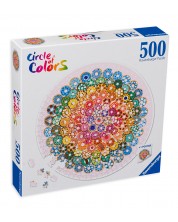 Puzzle rotund Ravensburger din 500 de piese - Fursecuri -1