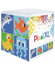 Set de pixeli creativi Pixelhobby - XL, Cube, animale acvatice -1