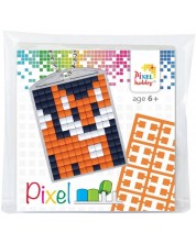 Set de pixeli creativ  Pixelhobby - Breloc , Vulpe -1