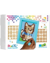 Set creativ Pixelhobby - Mozaic cu cadru și pixeli XL, pisoi -1