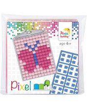 Set de pixeli creativ  Pixelhobby - Breloc , Fluture -1