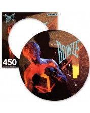Puzzle rotund Aquarius din 450 de piese - David Bowie -1