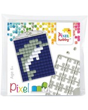 Set de pixeli creativ  Pixelhobby - Breloc , Delfin -1