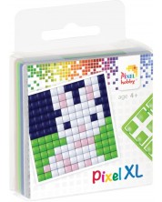 Set creativ cu pixeli Pixelhobby - XL, Bunny, 4 culori