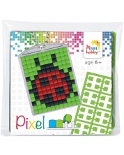 Set de pixeli creativ  Pixelhobby - Breloc , Buburuza -1