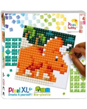 Set de pixeli creativ  Pixelhobby - XL, Dinozaur triceratops -1