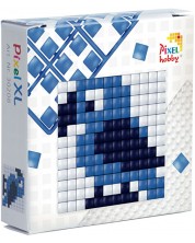 Set creativ cu pixeli Pixelhobby - XL, Papagal -1