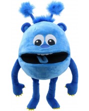 Păpușă de teatru The Puppet Company - Baby Monster, albastră, 35 cm - imagine 1