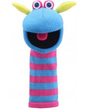 Păpușă de teatru The Puppet Company - Monstru de șosetă Scorch, 38 cm