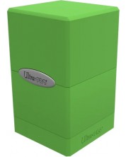 Cutie pentru cărți Ultra Pro Satin Tower - Lime Green (100+ buc.)