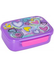 Cutie pentru mâncare Cool Pack Foodyx - Pastel Hearts, 765 ml -1