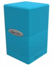 Cutie pentru cărți Ultra Pro Satin Tower - Light Blue (100+ buc.) -1