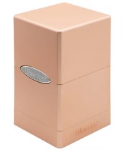 Cutie pentru cărți Ultra Pro Satin Tower - Metallic Rose Gold (100+ buc.)