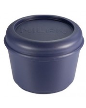 Cutie pentru mancare Milan - 250 ml, cu capac albastru