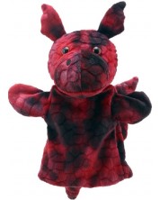 Papusa-manusa The Puppet Company - Dragon rosu, 25 cm