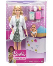 Papusa Barbie Careers - Barbie pediatru, cu accesorii -1