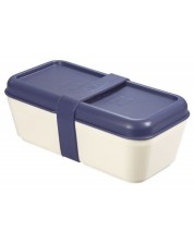 Cutie pentru mâncare Milan - 750 ml, cu capac albastră -1