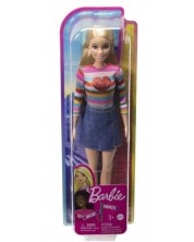 Păpușă Barbie - Cu o bluză cu inimă -1