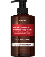 Kundal Șampon Caffeine Scalp, cireșe, 500 ml