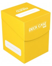 Cutie pentru carti de joc Ultimate Guard Deck Case Standard Size - Galbena (100 bucati)	 -1