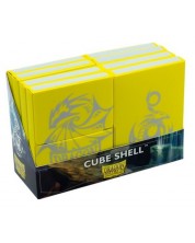 Cutii pentru cărți Dragon Shield Cube Shell - Yellow (8 buc.)