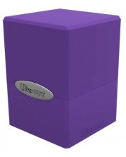 Cutie pentru cărți Ultra Pro Satin Cube - Royal Purple (100+ buc.) -1