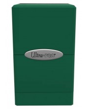 Cutie pentru cărți Ultra Pro Satin Tower - Green (100+ buc.)