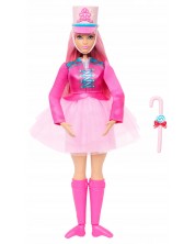 Păpușă Barbie – Spărgătorul de nuci, balerina Daisy, cu rochie roz și accesorii