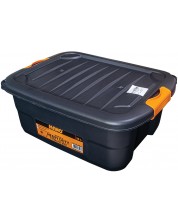 Cutie cu capac Premium - 46629, 21 l, neagră -1