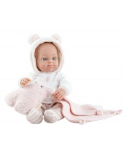 Păpuşă bebeluş Paola Reina Mini Pikolines - Fata cu haine, 32 cm -1