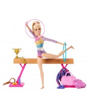 Papusa Barbie You can be anything - Barbie gimnasta, cu accesorii