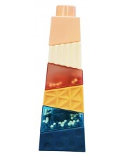 Cuburi de construit Raya Toys - 6 piese, corai