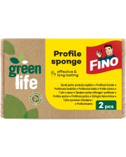 Bureți de bucătărie Fino - Green Life Profile, 2 buc