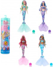 Păpușă Barbie  Color Reveal - Sirenă, sortiment  -1