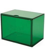 Cutie pentru carti de joc Dragon Shield Strong Box - Verde (100+ buc.) -1