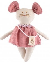 Păpușă textilă Asi Dolls - Micul șoricel Missy, cu geantă pentru dințișor, 22 cm