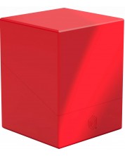Cutie pentru carti de joc Ultimate Guard Boulder Deck Case Solid - Roșu (100+ buc.) -1