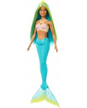 Mattel Barbie Doll - Sirenă cu părul albastru