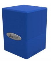 Cutie pentru cărți Ultra Pro Satin Cube - Pacific Blue (100+ buc.) -1