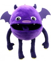 Păpușă de teatru The Puppet Company - Baby Monster, 35 cm, violetă