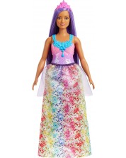 Păpușă Barbie Dreamtopia - Cu părul mov -1
