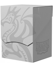 Cutie pentru carti de joc Dragon Shield Deck Shell - Ashen White (100 buc.) -1