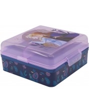 Cutie pătrată pentru mâncare Stor Frozen - Cu 3 compartimente -1