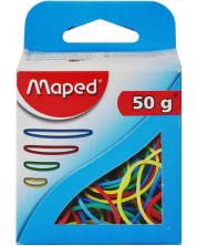 Elastice Maped - 50 g, din cauciuc, colorate -1