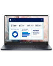 Laptop Dell - Pro 14 Premium PA14250, 14'', FHD, Ultra 7, 16GB/512GB, negru